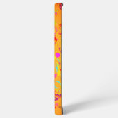 紙吹雪カラフルトスでオレンジパーソナライズされた色 SAMSUNG GALAXYケース (左側面)