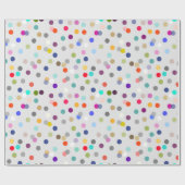 紙吹雪カラフルプリント全大事な行事ギフトラップ ラッピングペーパー (フラット)