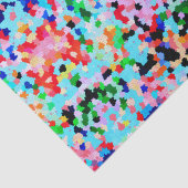 紙吹雪カラフル抽象芸術モザイク模様ネックタイ 薄葉紙 (詳細)