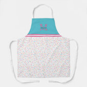 紙吹雪カラフル散布 |モノグラム エプロン (正面)