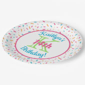 紙吹雪カラフル散布 |紙パーティープレート ペーパープレート (アングル)