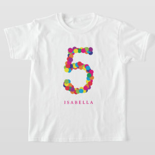 紙吹雪カラフル5th誕生日パーティー tシャツ