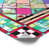 「紙吹雪キルト」ポスター ポスター (角)