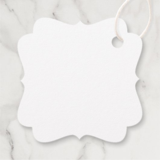 紙吹雪ギフトラベルのシャワーとパーティーの好意ラベル フェイバータグ (裏面)