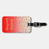 紙吹雪クリスマス「季節のごあいさつ」 ラゲッジタグ (正面横)