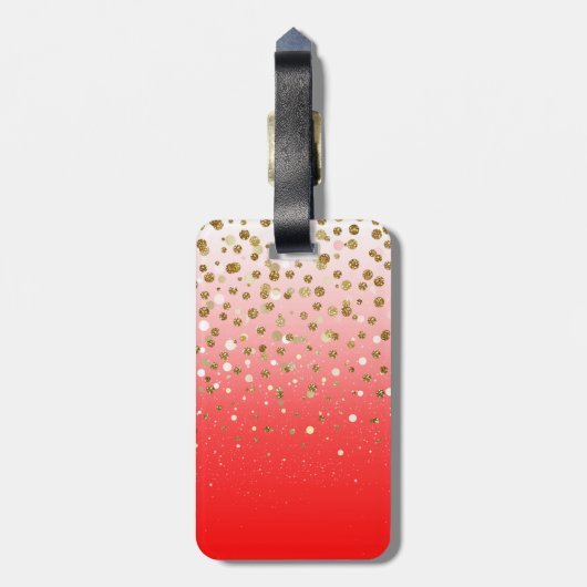 紙吹雪クリスマス「季節のごあいさつ」 ラゲッジタグ (裏面縦)