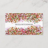 紙吹雪グリッター名刺 名刺 (正面)