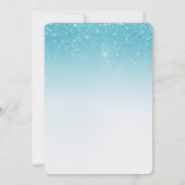 紙吹雪グリッター60th誕生日パーティー 招待状 (裏面)