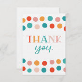 紙吹雪サンキューカード サンキューカード (正面/裏面)