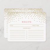 紙吹雪シャワー |レシピカード (正面/裏面)