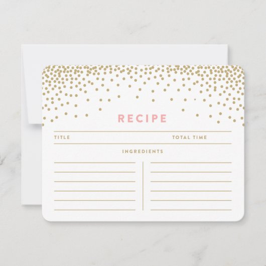 紙吹雪シャワー |レシピカード (正面)