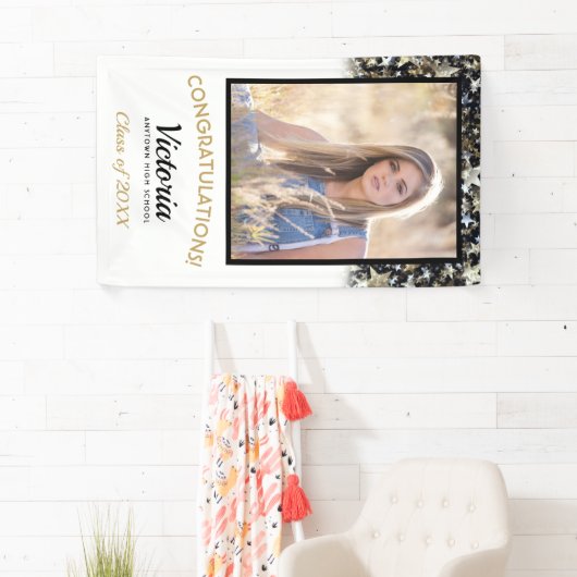 紙吹雪スターおめでとう2025大学院写真 横断幕 (インサイチュ)