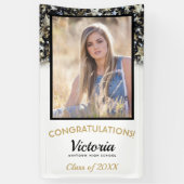 紙吹雪スターおめでとう2025大学院写真 横断幕 (縦)