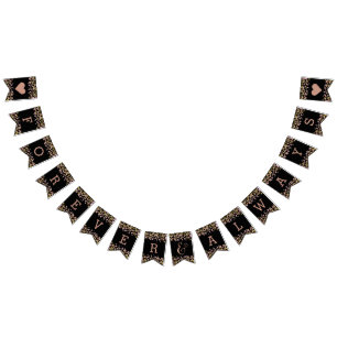 紙吹雪スパークルシャインバラ金ゴールド結婚ズフォーエバー バンティングフラッグ