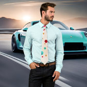 紙吹雪スパークル水玉模様パターンタイ ネクタイ