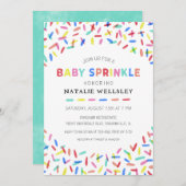 紙吹雪スプリンクルベビースプリンクル招待状 招待状 (正面/裏面)