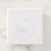 紙吹雪タイポグラフィメリークリスマス フェイバータグ (箱)