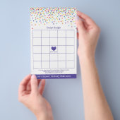 紙吹雪テーマベビーシャワーゲーム チラシ (ハンドル)