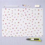 紙吹雪ドッグポープリントパターカスタムン 薄葉紙 (クラフト)