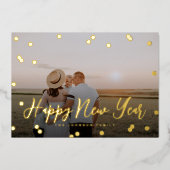 紙吹雪ドットスクリプトフルフォト 箔シーズンカード (正面)