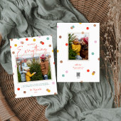 紙吹雪ドットメリーすべて2枚の写真 シーズンカード