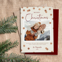 紙吹雪ドットメリークリスマス2写真