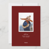 紙吹雪ドットメリークリスマス2写真 シーズンカード (裏面)