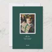 紙吹雪ドットメリークリスマス2写真 シーズンカード (裏面)