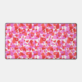 紙吹雪ハートミックス デスクマット