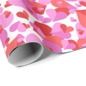 紙吹雪ハートミックス ラッピングペーパー (ロールコーナー)
