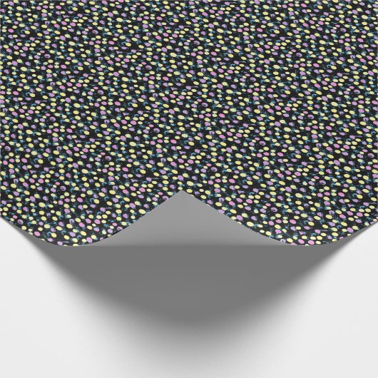 紙吹雪パステル絵を描スプラッシュすべての行事 ラッピングペーパー (角)