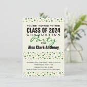 紙吹雪パーティの招待状2024卒業 招待状 (スタンド正面)