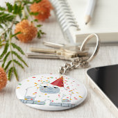 紙吹雪パーティーイェティ キーホルダー (側面)