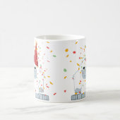 紙吹雪パーティーイェティ コーヒーマグカップ (中央)