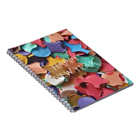 紙吹雪パーティーカラフルカーニバルおもしろい ノートブック (右側)