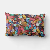 紙吹雪パーティーカラフルカーニバルおもしろい ランバークッション (裏面)