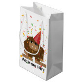 紙吹雪パーティーサスカッチビッグフット スモールペーパーバッグ (裏面アングル)
