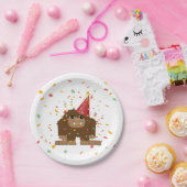 紙吹雪パーティーサスカッチビッグフット ペーパープレート (パーティー)