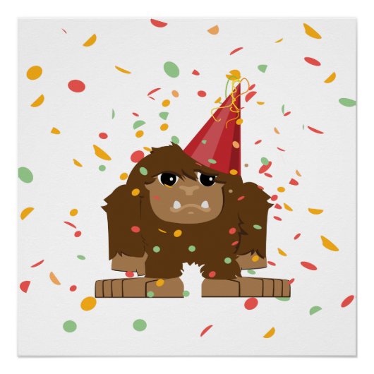 紙吹雪パーティーサスカッチビッグフット ポスター (正面)