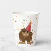 紙吹雪パーティーサスカッチビッグフット 紙コップ (裏面)