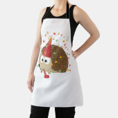 紙吹雪パーティーハリネズミ エプロン (インサイチュ)