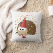 紙吹雪パーティーハリネズミ クッション (ブランケット)