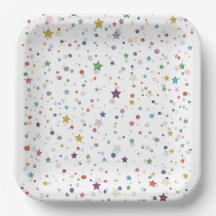 紙吹雪パーティープレート