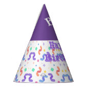 紙吹雪パーティー帽子 パーティーハット (左)