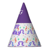 紙吹雪パーティー帽子 パーティーハット (右)