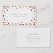 紙吹雪パーティー | 名刺 (正面/裏面)