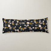 紙吹雪ピーチ、メープル、グレーと金ゴールドグリッター ボディピロー (裏面)