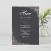 紙吹雪フェイクフォイルのディナーメニュー メニュー (スタンド正面)