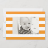 紙吹雪フォト誕生日 招待状 (裏面)