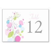 紙吹雪フラワー結婚花びらのテーブル番号 テーブルナンバー (正面)
